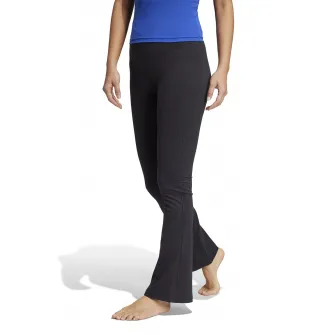 adidas Performance, Pantaloni evazati pentru yoga, Negru, XS