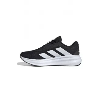 adidas Performance, Pantofi cu logo pentru alergare Galaxy 7, Negru, Alb, 11.5