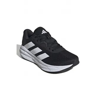 adidas Performance, Pantofi cu logo pentru alergare Galaxy 7, Negru, Alb, 11.5