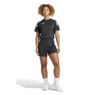 adidas Performance, Set de tricou si pantaloni scurti pentru fotbal TIRO 24, Alb, Negru stins, M