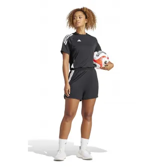 adidas Performance, Set de tricou si pantaloni scurti pentru fotbal TIRO 24, Alb, Negru stins, M