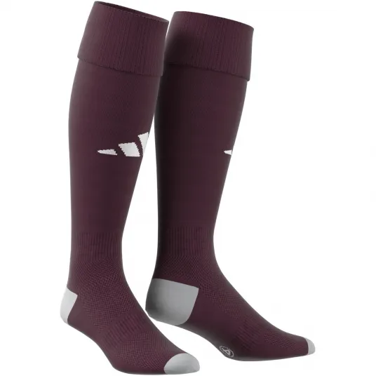 adidas Performance, Sosete unisex pentru fotbal Milano, Visiniu, XL