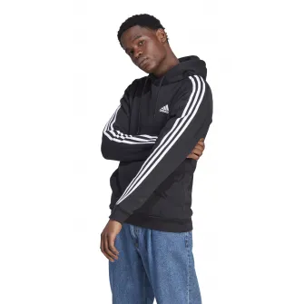 adidas Sportswear, Hanorac cu buzunar kangaroo, Negru, L