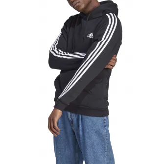 adidas Sportswear, Hanorac cu buzunar kangaroo, Negru, L