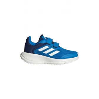 adidas Sportswear, Pantofi cu insertii de plasa Tensaur Run 2.0, Alb, Albastru royal, Bleumarin, 28.5 EU