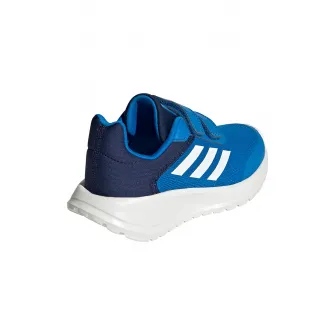 adidas Sportswear, Pantofi cu insertii de plasa Tensaur Run 2.0, Alb, Albastru royal, Bleumarin, 28.5 EU
