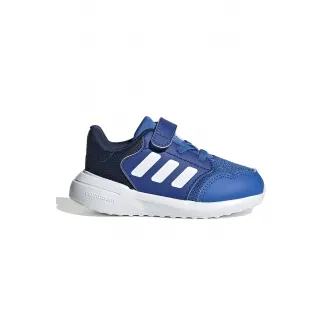 adidas Sportswear, Pantofi cu insertii sintetice, pentru alergare Tensaur Run, Negru, Albastru royal, 25.5 EU