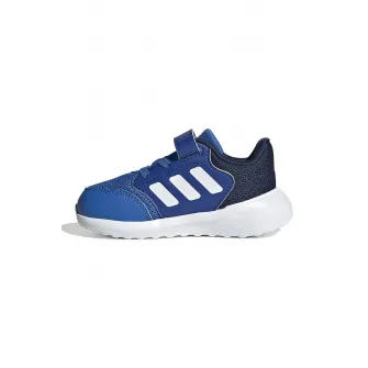 adidas Sportswear, Pantofi cu insertii sintetice, pentru alergare Tensaur Run, Negru, Albastru royal, 25.5 EU