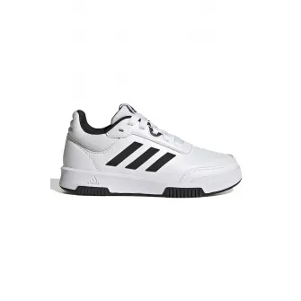 adidas Sportswear, Pantofi sport din piele ecologica cu logo Tensaur Sport 2.0, Negru, Alb optic, 30.5 EU