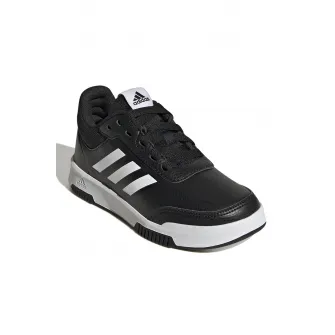 adidas Sportswear, Pantofi sport din piele ecologica cu logo Tensaur Sport 2.0, Negru, Alb, 30 EU