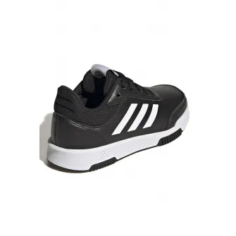 adidas Sportswear, Pantofi sport din piele ecologica cu logo Tensaur Sport 2.0, Negru, Alb, 28.5 EU