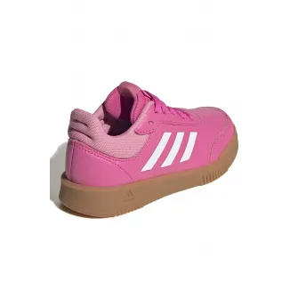 adidas Sportswear, Pantofi sport din piele ecologica Tensaur Sport 2.0, Alb, Roz fandango, 33 EU
