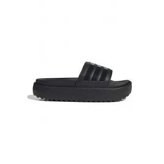 adidas Sportswear, Papuci cu logo Adilette, Negru, 5
