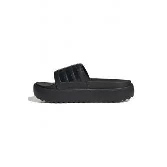 adidas Sportswear, Papuci cu logo Adilette, Negru, 5