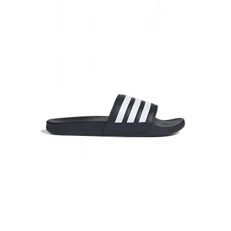 adidas Sportswear, Papuci unisex Adilette Comfort, Alb, Albastru marin, 7