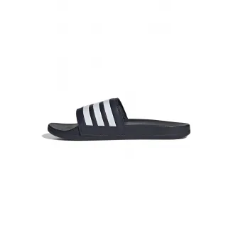 adidas Sportswear, Papuci unisex Adilette Comfort, Alb, Albastru marin, 7