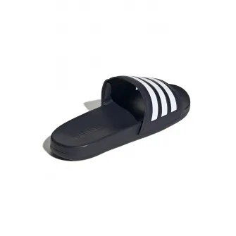 adidas Sportswear, Papuci unisex Adilette Comfort, Alb, Albastru marin, 7