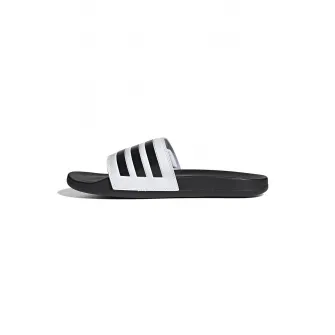 adidas Sportswear, Papuci unisex Adilette Comfort, Negru, Alb murdar, 7
