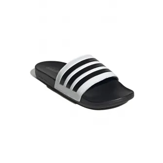 adidas Sportswear, Papuci unisex Adilette Comfort, Negru, Alb murdar, 7