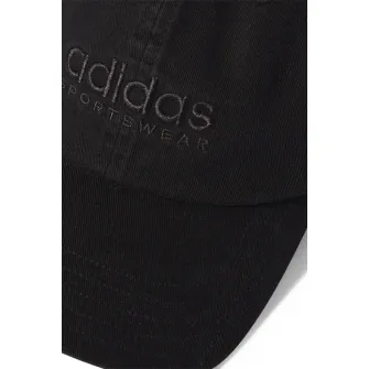 adidas Sportswear, Sapca unisex cu logo brodat, Negru, 56-58 CM