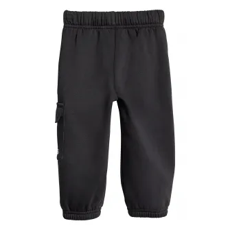 adidas Sportswear, Set de pantaloni si bluza de trening din amestec de bumbac - 2 piese, Negru, Alb optic, 80 CM