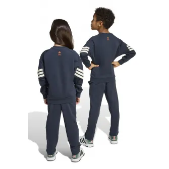 adidas Sportswear, Trening cu imprimeu cu Mickey Mouse, Gri carbune, Portocaliu mandarina, 92 CM