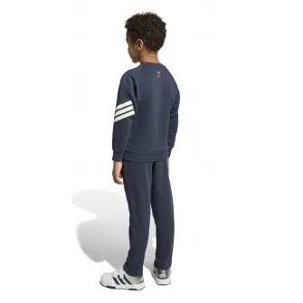 adidas Sportswear, Trening cu imprimeu cu Mickey Mouse, Gri carbune, Portocaliu mandarina, 92 CM