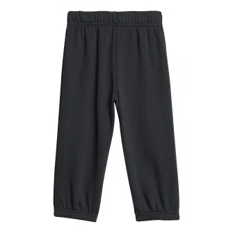 adidas Sportswear, Trening cu imprimeu logo, Negru, Gri melange, 80 CM
