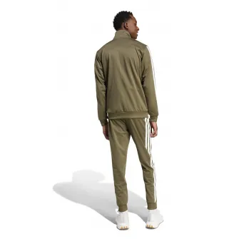 adidas Sportswear, Trening cu logo, Alb, Kaki, S