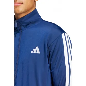 adidas Sportswear, Trening cu logo, Albastru inchis, S