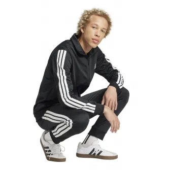 adidas Sportswear, Trening cu logo, Negru, M