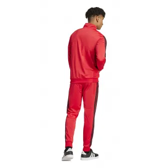 adidas Sportswear, Trening cu logo, Negru, Portocaliu mandarina, S