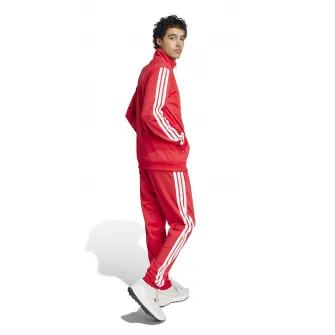 adidas Sportswear, Trening cu logo, Rosu, Alb, S