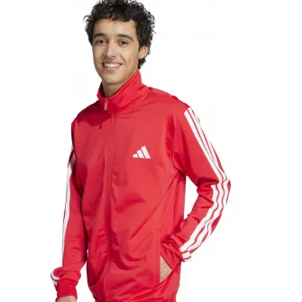 adidas Sportswear, Trening cu logo, Rosu, Alb, S
