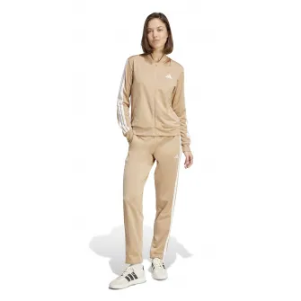 adidas Sportswear, Trening cu logo si fermoar, Camel, 2XS