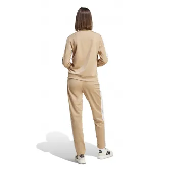 adidas Sportswear, Trening cu logo si fermoar, Camel, 2XS