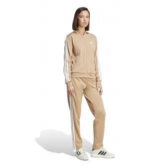 adidas Sportswear, Trening cu logo si fermoar, Camel, 2XS
