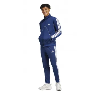 adidas Sportswear, Trening cu maneci cazute, Albastru inchis, XS