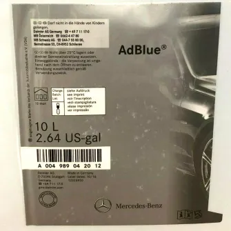 Aditiv AdBlue original Mercedes-Benz, 10L, pentru motoarele diesel Euro 6