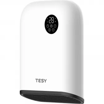 Aeroterma de baie Tesy HL 249 VB W, 2000 W, termostat electronic, functii Confort / Eco / Anti-inghet, touch control, alb