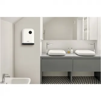 Aeroterma de baie Tesy HL 249 VB W, 2000 W, termostat electronic, functii Confort / Eco / Anti-inghet, touch control, alb