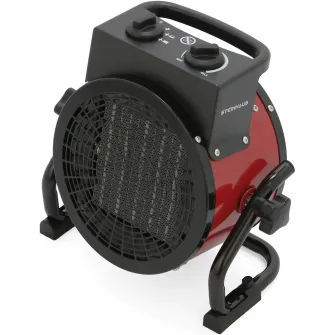 Aeroterma electrica Steinhaus PRO-IH3000, 3000 W, 186 m³/h debit aer, 220 V, 3 trepte, termostat reglabil