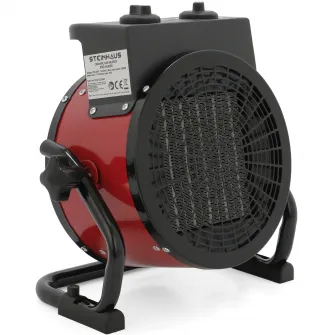 Aeroterma electrica Steinhaus PRO-IH3000, 3000 W, 186 m³/h debit aer, 220 V, 3 trepte, termostat reglabil