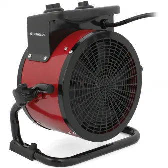 Aeroterma electrica Steinhaus PRO-IH3000, 3000 W, 186 m³/h debit aer, 220 V, 3 trepte, termostat reglabil
