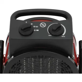 Aeroterma electrica Steinhaus PRO-IH3000, 3000 W, 186 m³/h debit aer, 220 V, 3 trepte, termostat reglabil