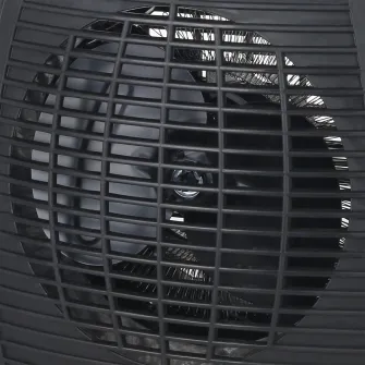 Aeroterma Emerio FH-106737.2, 2000 W, 2 trepte viteza, 230 V, Oprire automata, Negru