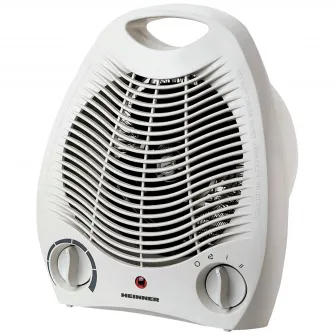 Aeroterma Heinner HFH-L2000WH, 2 trepte de putere: 1000/2000W, indicator luminos “ON”, termostat reglabil, protectie impotriva rasturnarii, protectie la supraincalzire