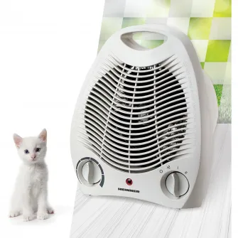 Aeroterma Heinner HFH-L2000WH, 2 trepte de putere: 1000/2000W, indicator luminos “ON”, termostat reglabil, protectie impotriva rasturnarii, protectie la supraincalzire