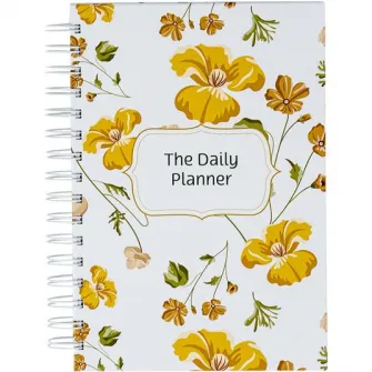 Agenda Daily Planner BiroCo A5 150 File Motiv Flori Aramii