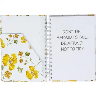 Agenda Daily Planner BiroCo A5 150 File Motiv Flori Aramii